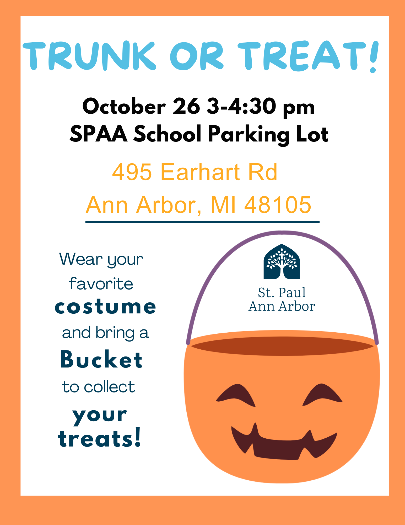 Trunk or Treat Flyer